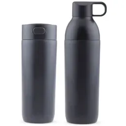 Ruvo Change Zero 2-in-1 Modular Hydration Gift Set Black Display